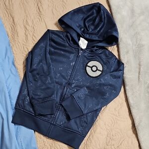 Pokemon Navy Blue Hoodie with Logo